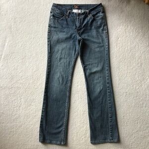 WORN size 8/29 womens bootcut blue jeans